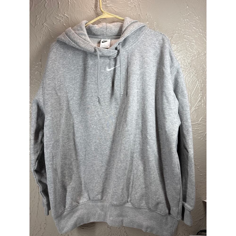 Vintage Nike Middle Swoosh Sweatshirt‎ Hoodie Embroidered Preppy Athletic Small